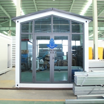 Unique Triangular Spire Design Detachable Container House Better Drainage Performance