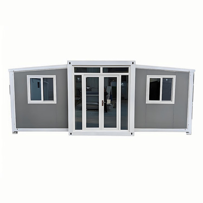 Double Wing Prefab Expandable Container House Contemporary Design Style